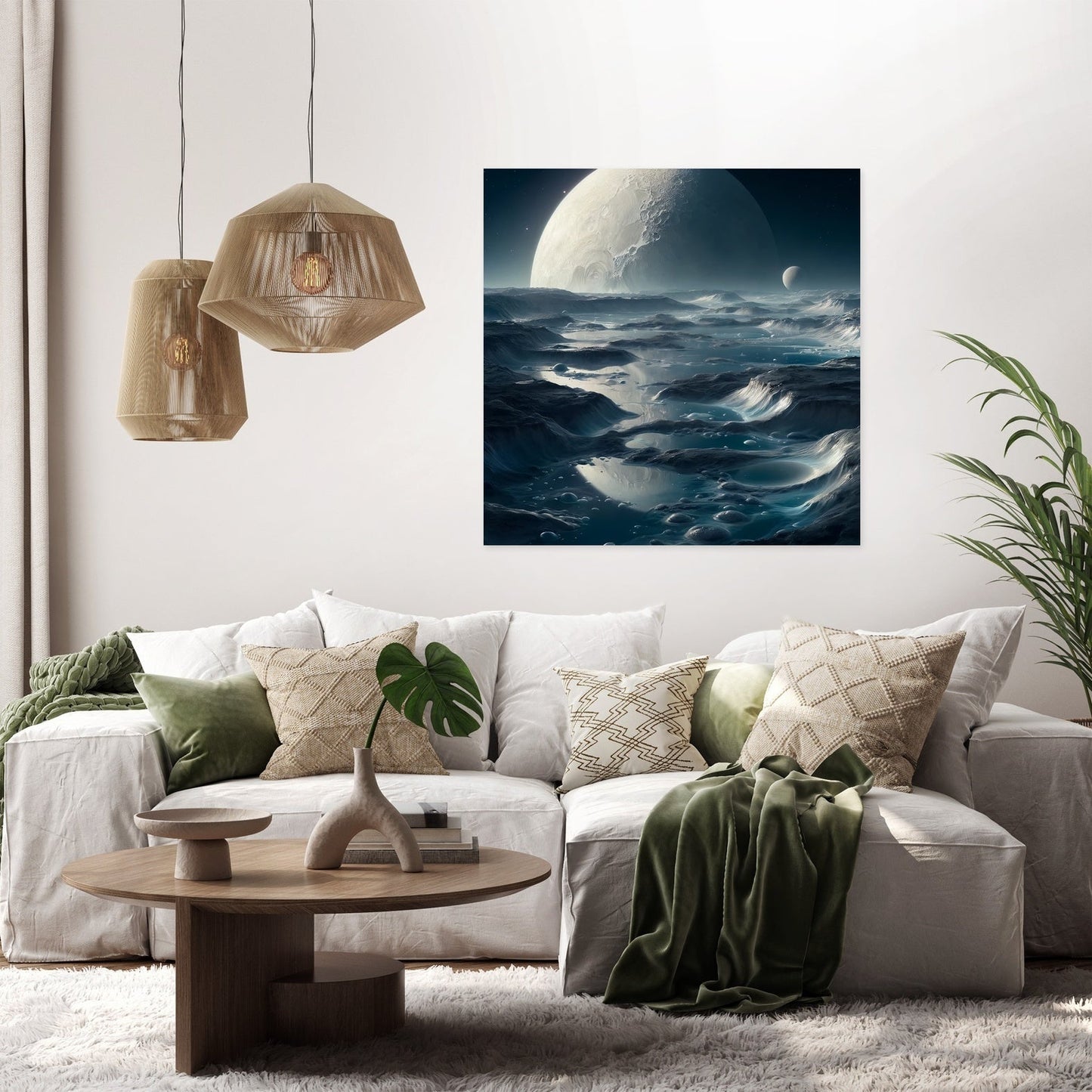 Mercury's Borealis Mirage Canvas