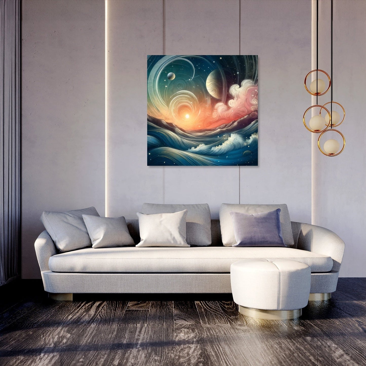 Cosmic Sketch Canvas
