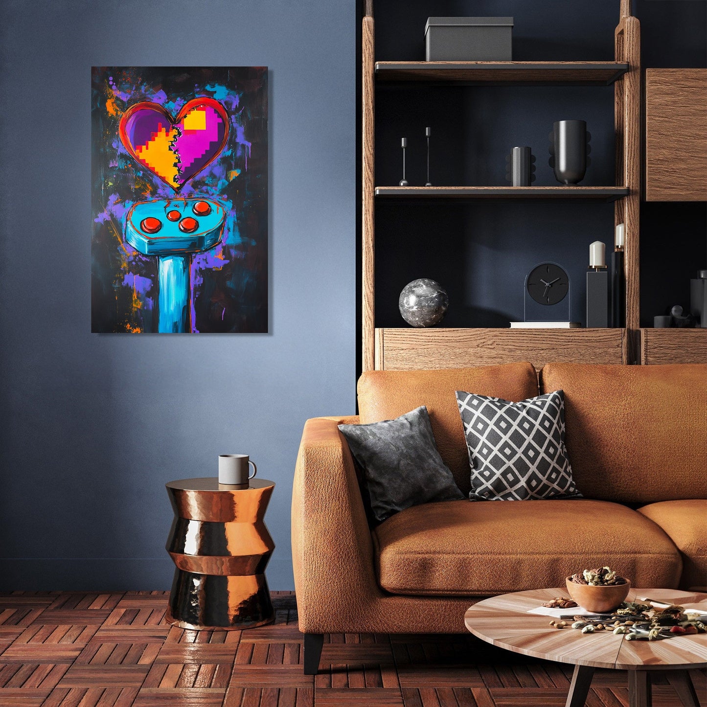 Joystick Heartbreak Canvas