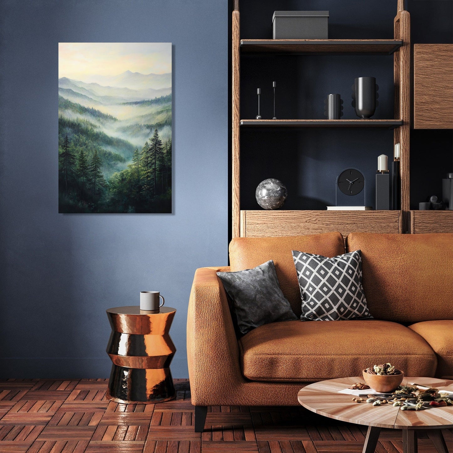 Blue Ridge Misty Canvas