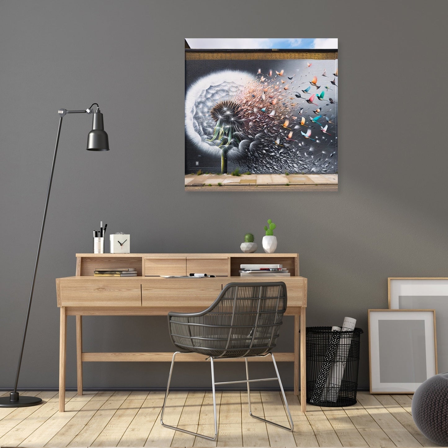 Dandelion Flight Canvas