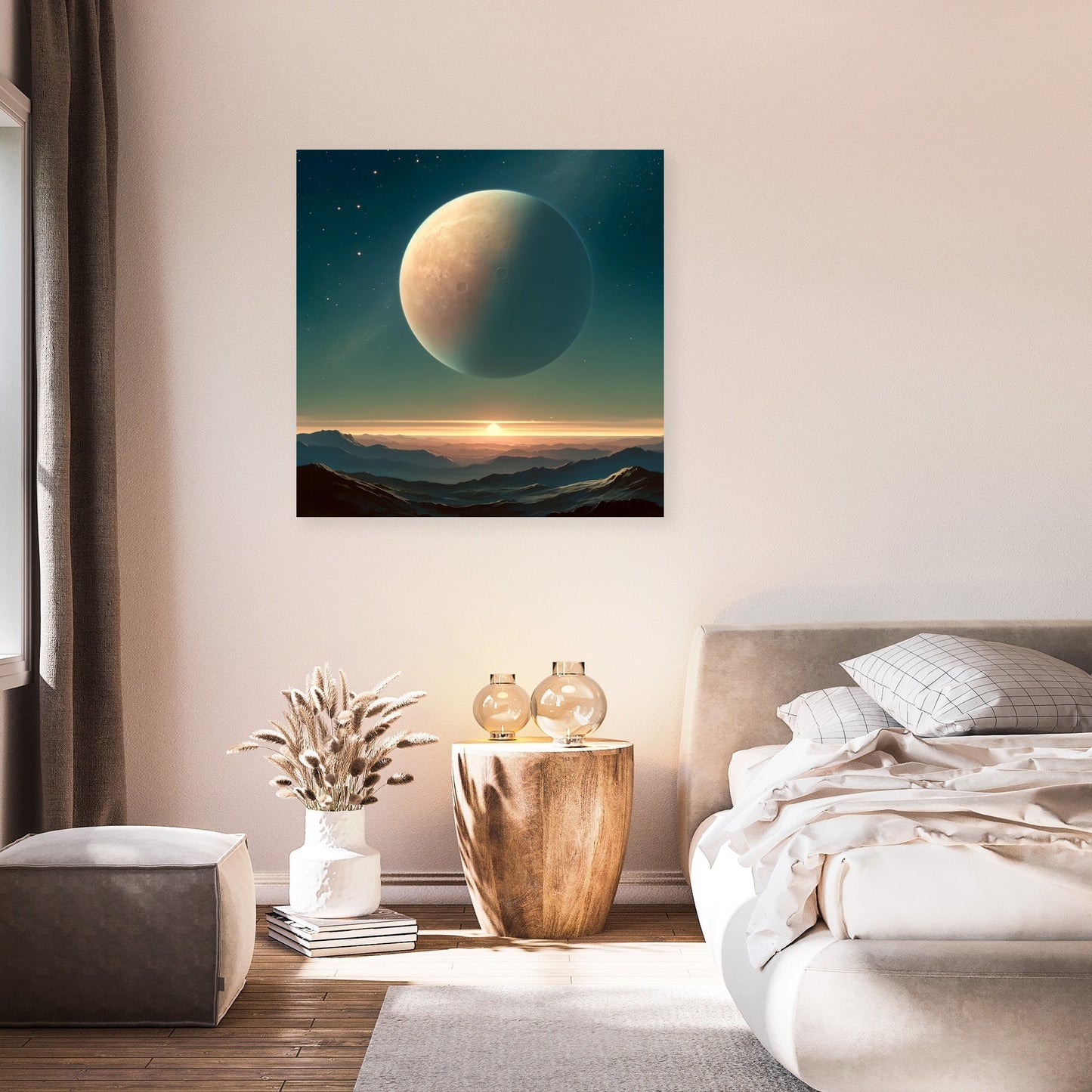 Celestial Horizons Canvas