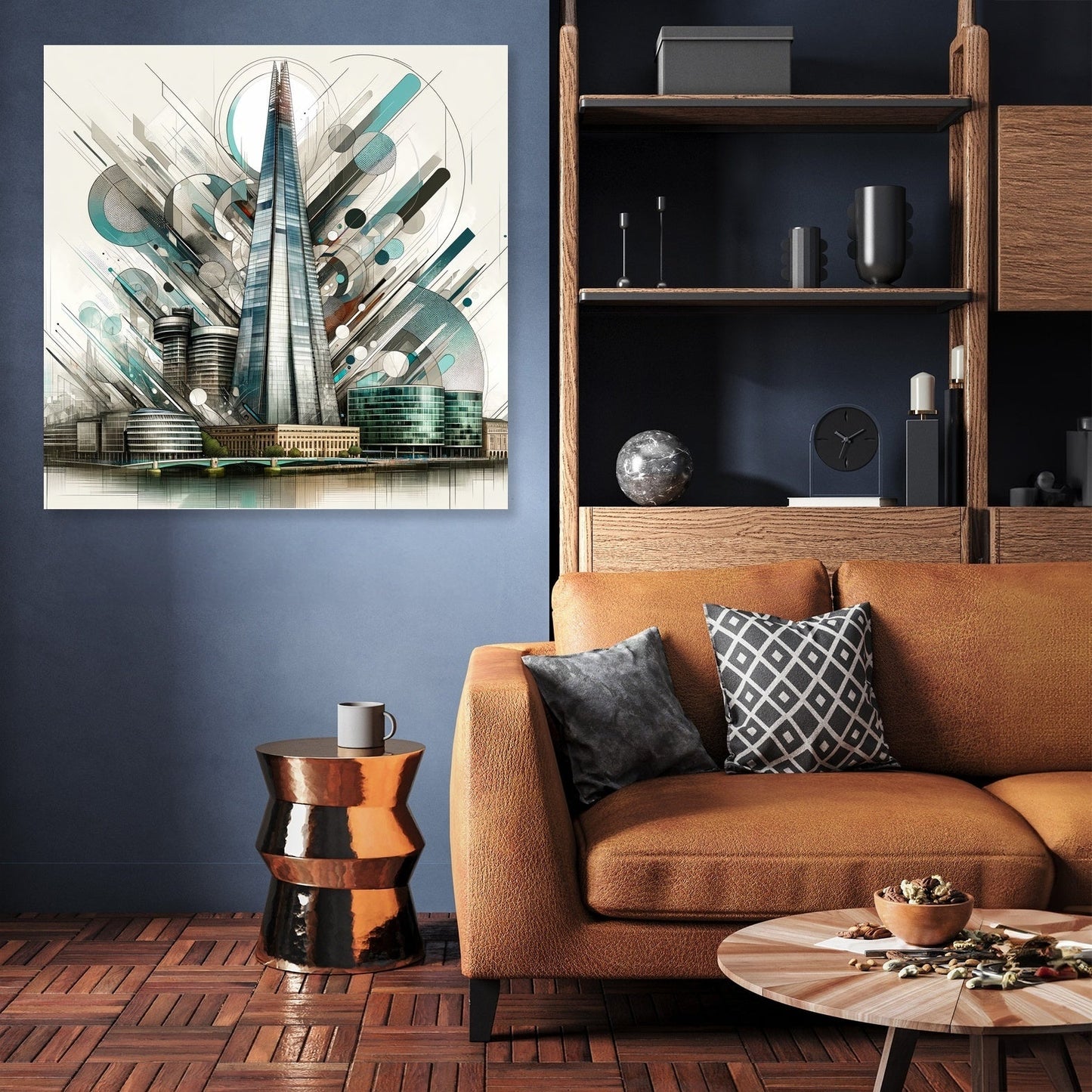 London Shard Spectrum Canvas