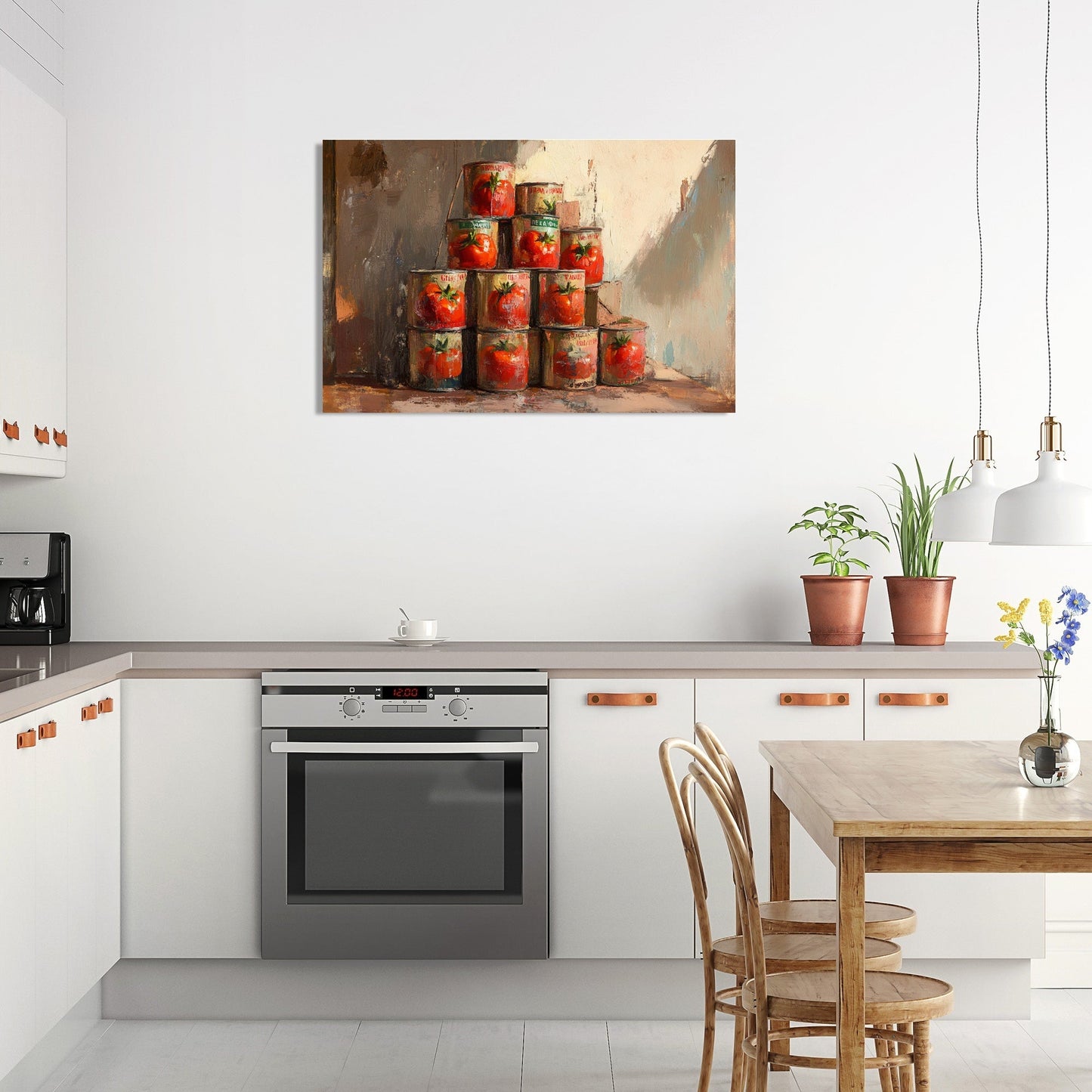 Tomato Pyramid Canvas