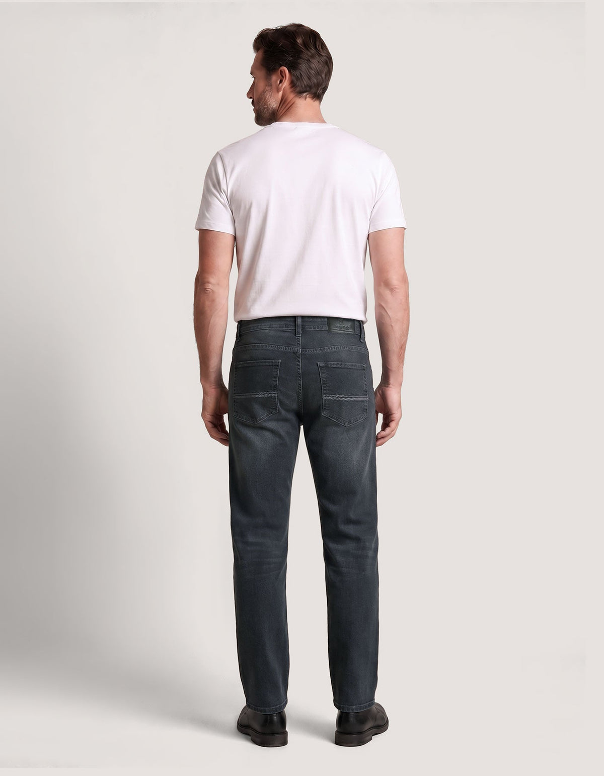 Slate Grey Stretch Jeans - Regular Fit