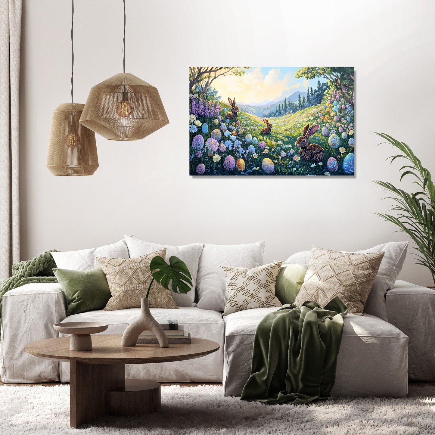 Easter Meadow Canvas