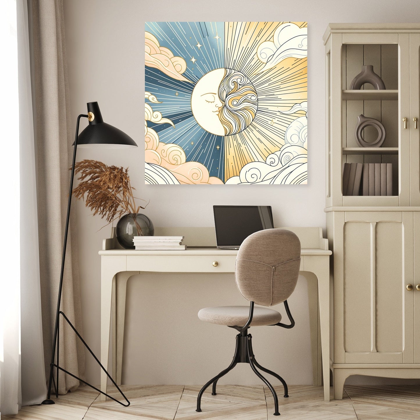 Sun and Moon Symphony Canvas
