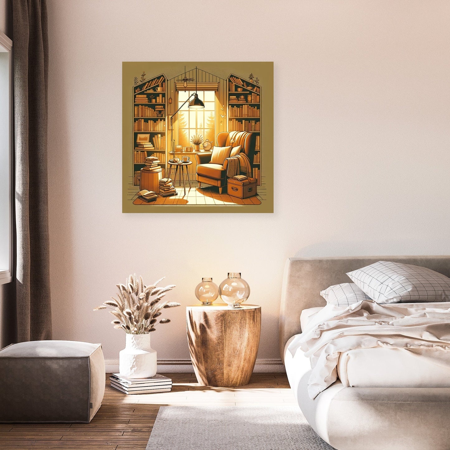 Tranquil Reader's Canvas