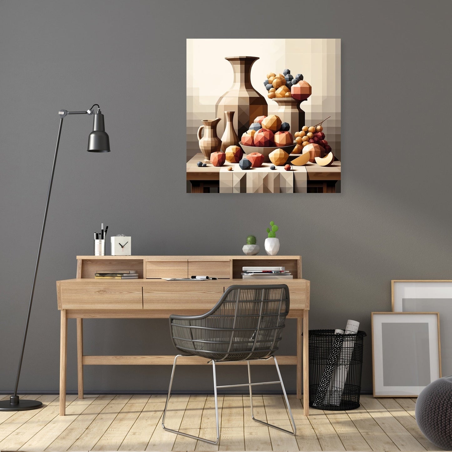 Geometric Still Life Canvas
