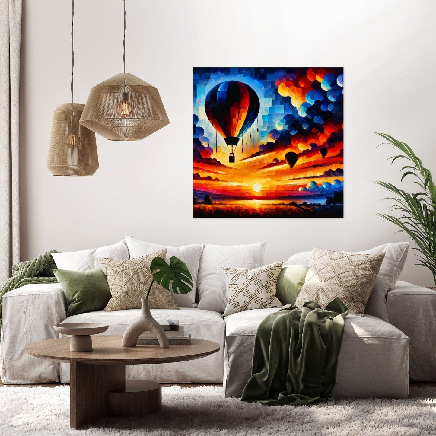 Dusk Contrasts Canvas