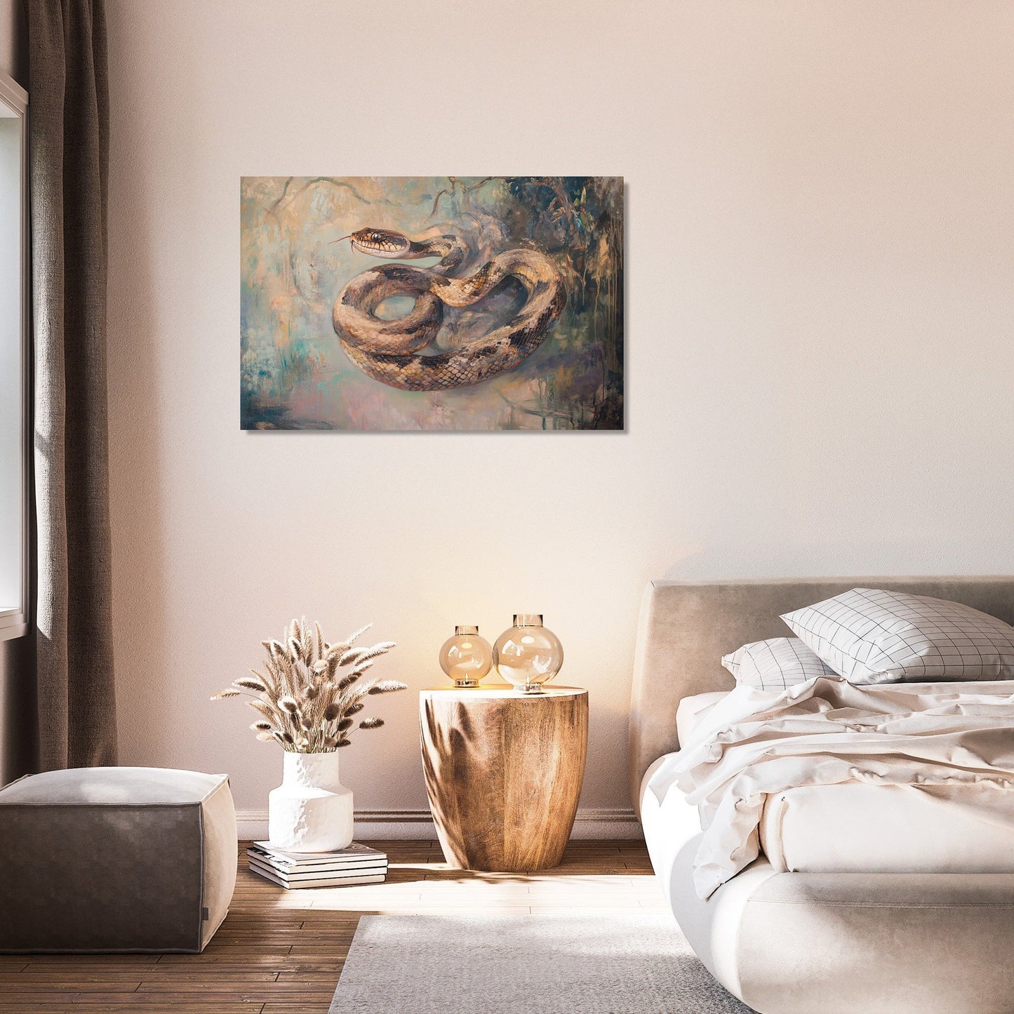 Serpentine Elegance Canvas