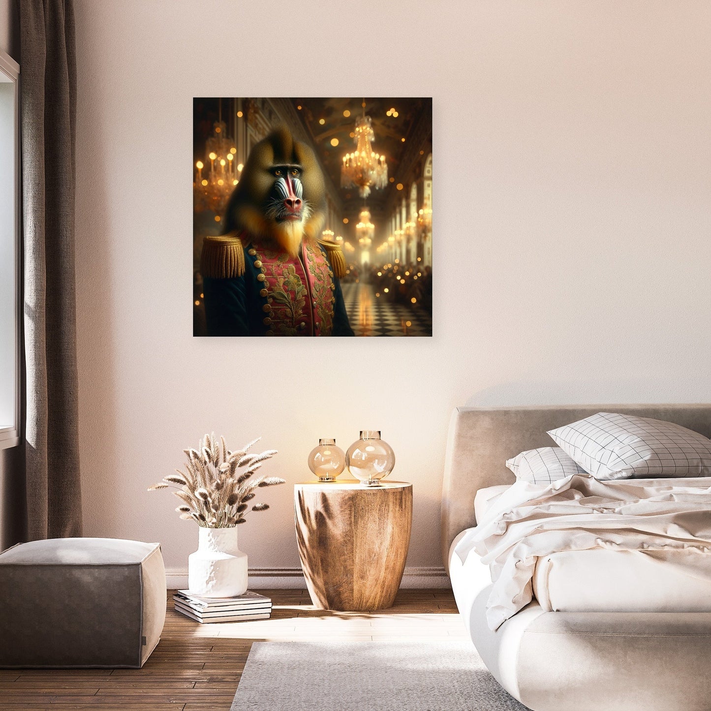 Regal Mandrill Majesty Canvas