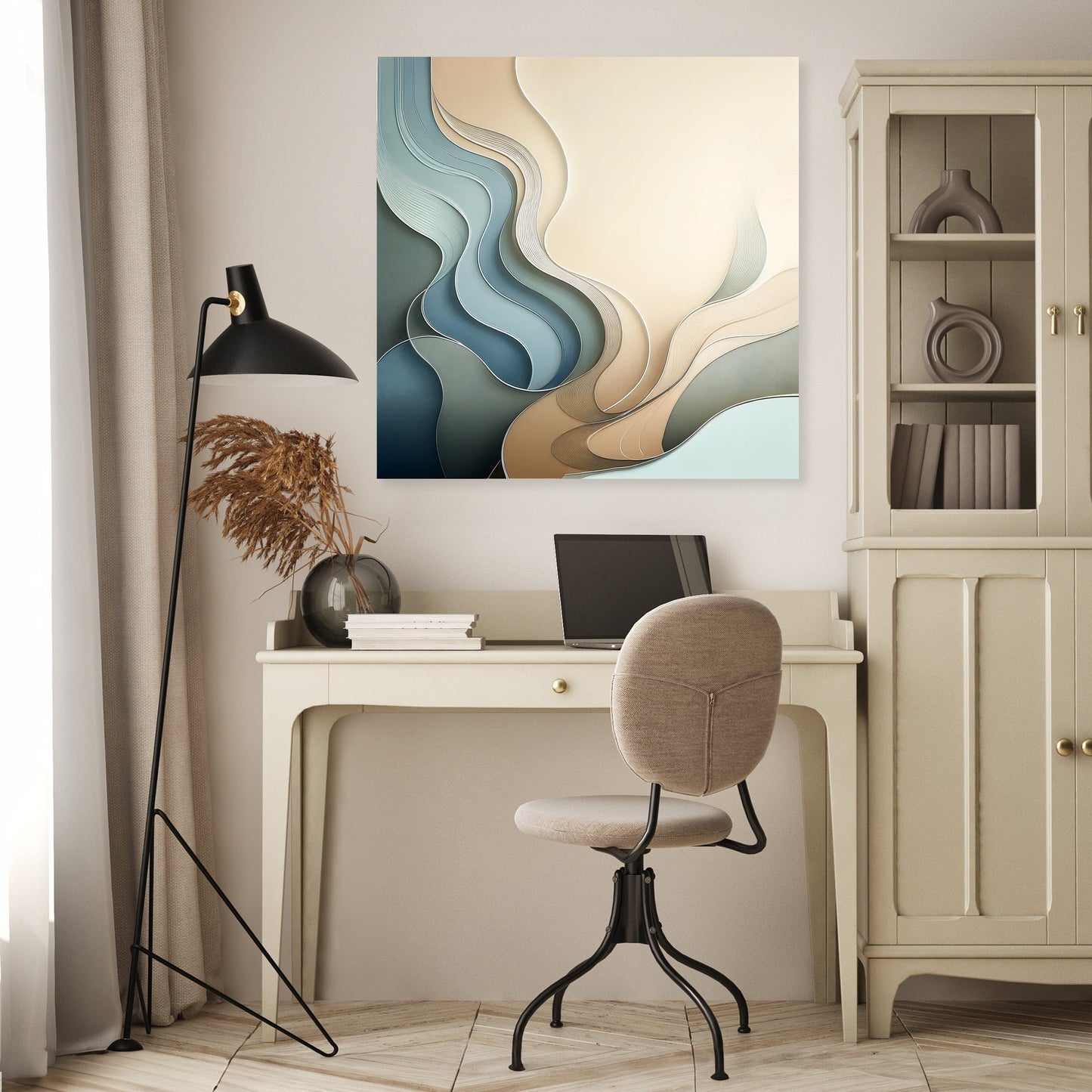 Serenity Shapes Canvas