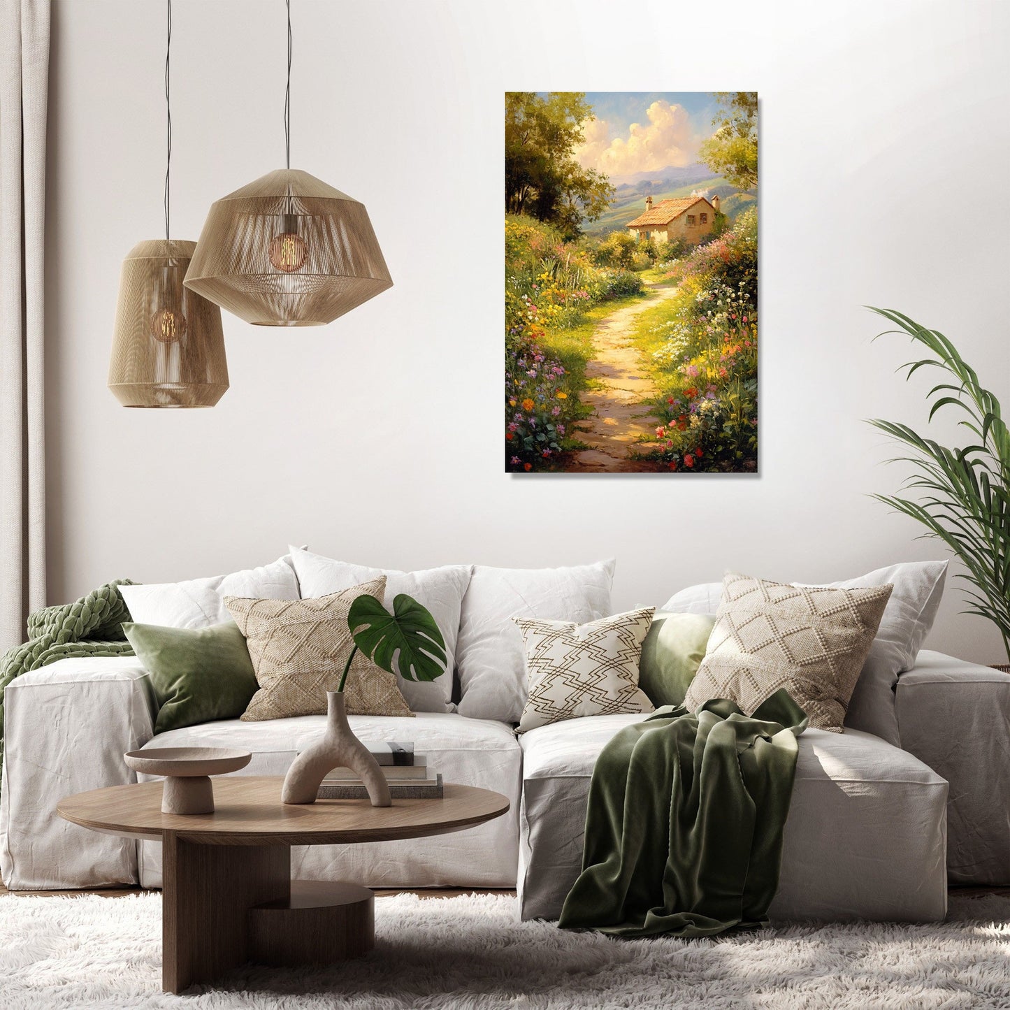 Afternoon Garden Canvas