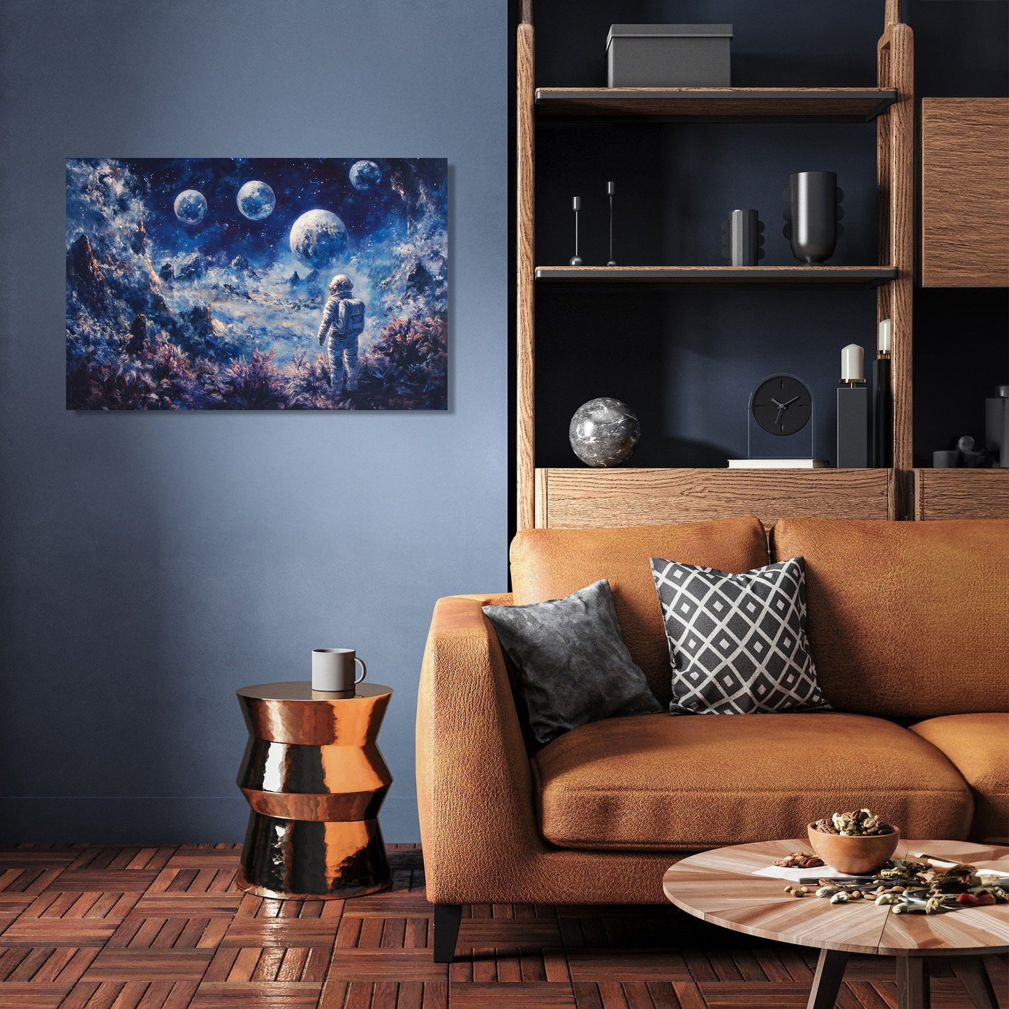 Astronaut's Longing Canvas