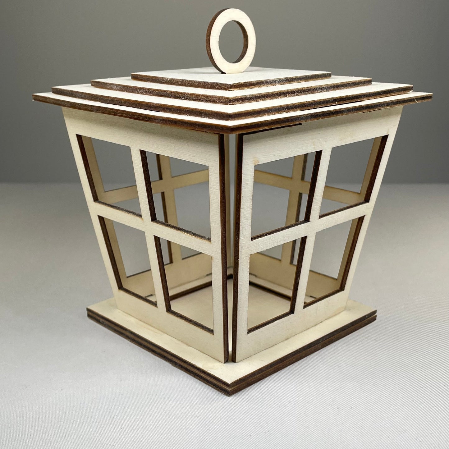 Victorian Christmas Lantern Ornament - Handmade Ornament by Curious Rabbit ®