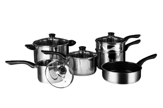 Crosse 6Pc Stainless Steel Cookware Set