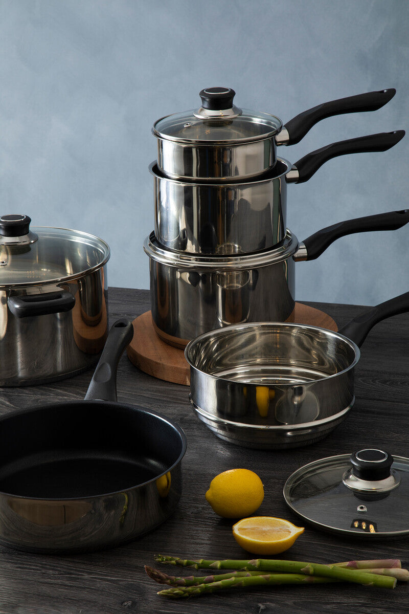 Crosse 6Pc Stainless Steel Cookware Set
