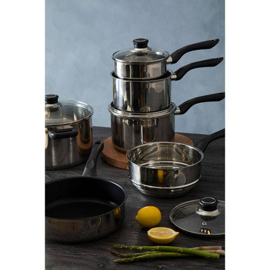 Crosse 6Pc Stainless Steel Cookware Set