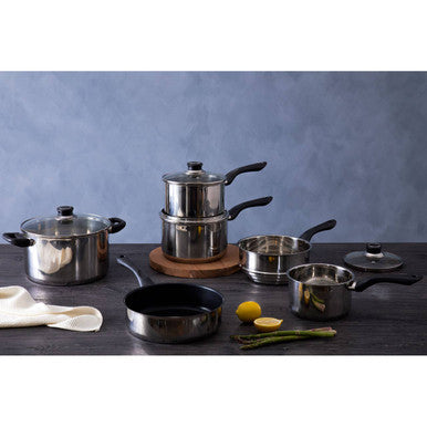 Crosse 6Pc Stainless Steel Cookware Set