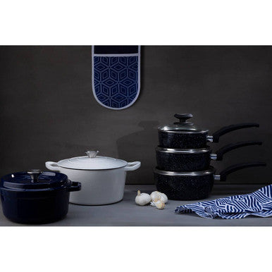 Stoneflam 20Cm Saucepan With Glass Lid