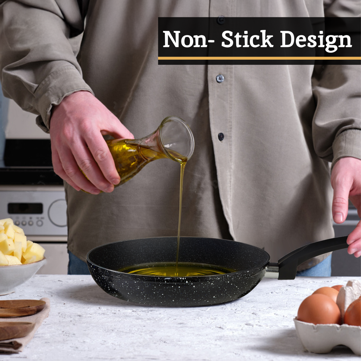 26Cm Frying Pan | Stoneflam