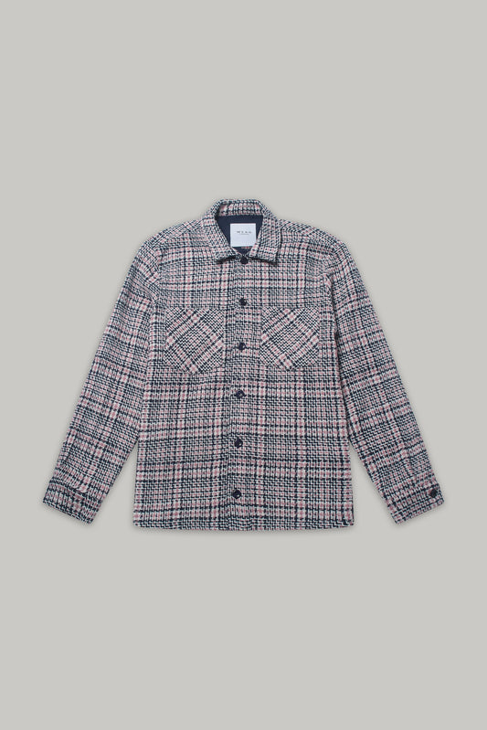 Bart Overshirt - Navy Pink