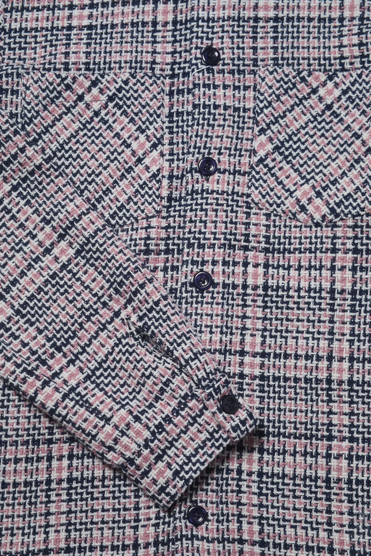 Bart Overshirt - Navy Pink