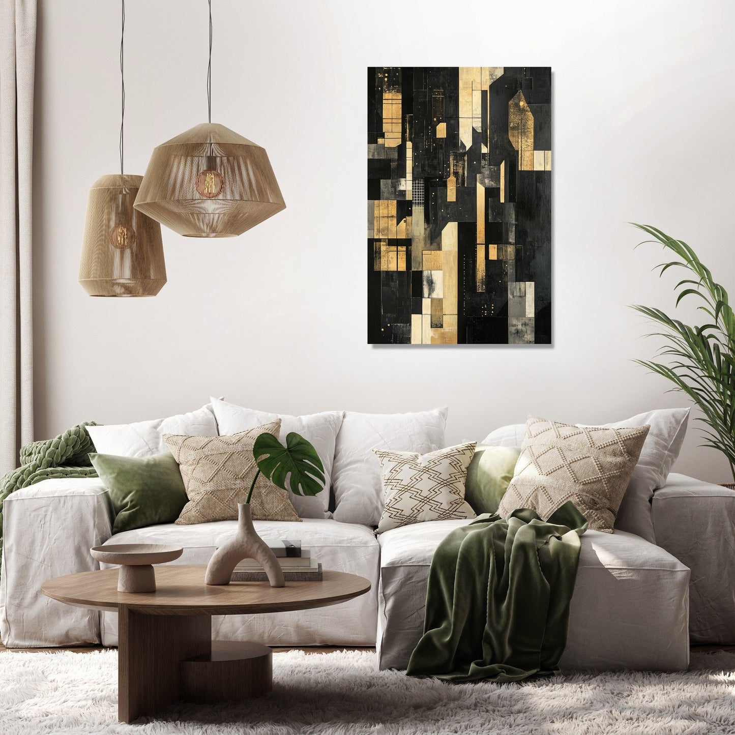 Midnight Metropolis Canvas