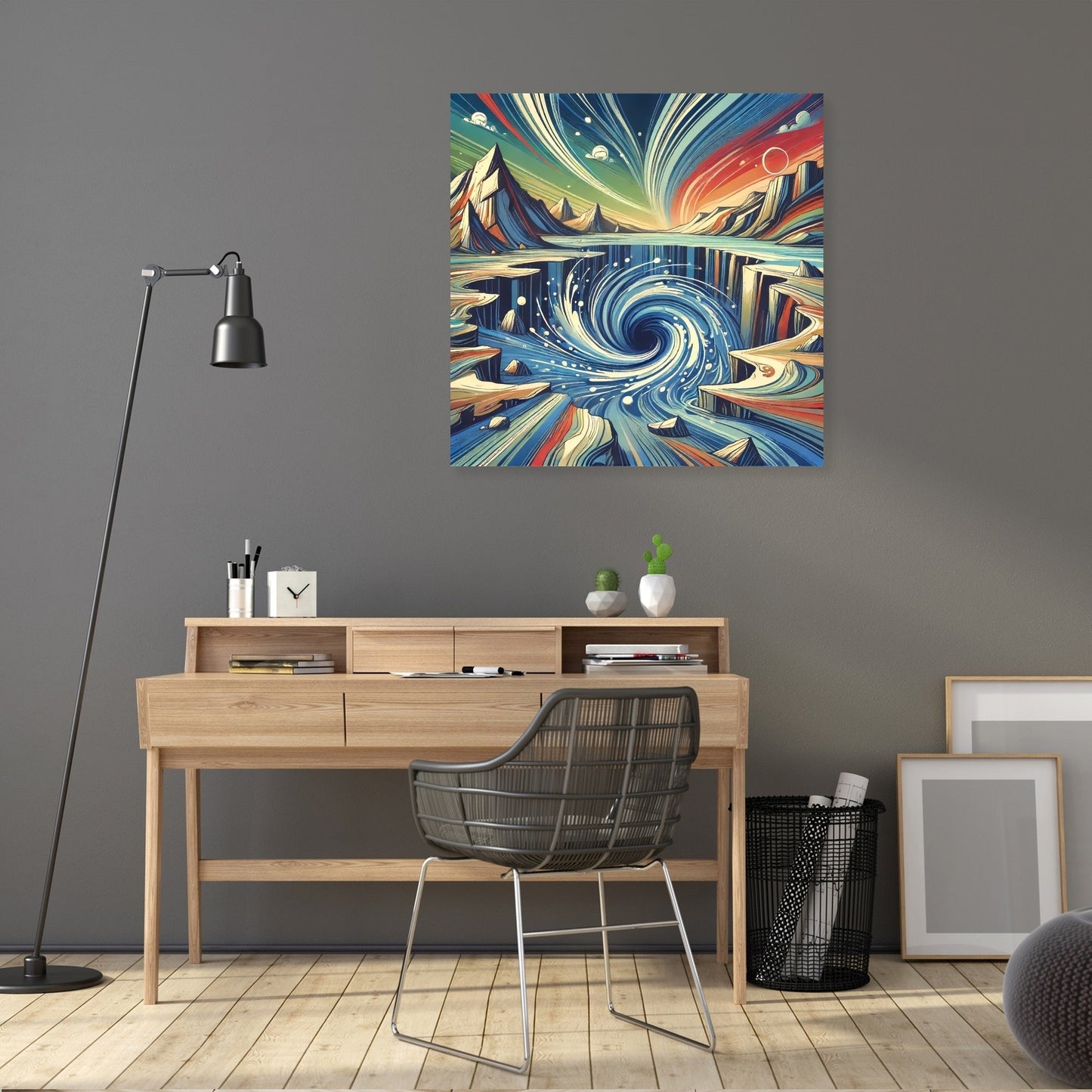 Oceanic Vortex Canvas