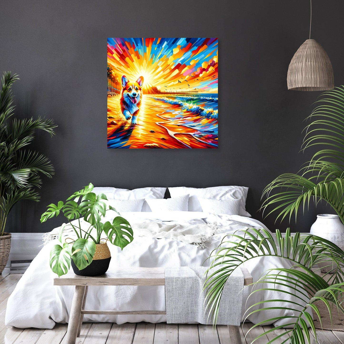 Sunset Frolic Canvas