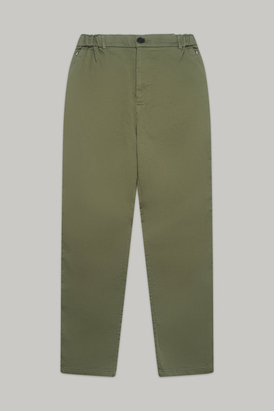 Newington Zip Pockets Joggers - Olive