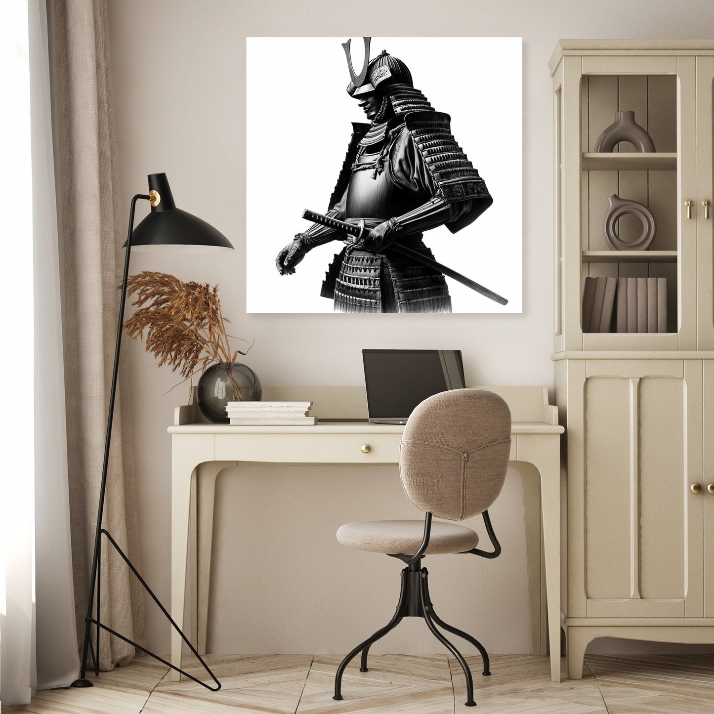 Samurai Stance Canvas