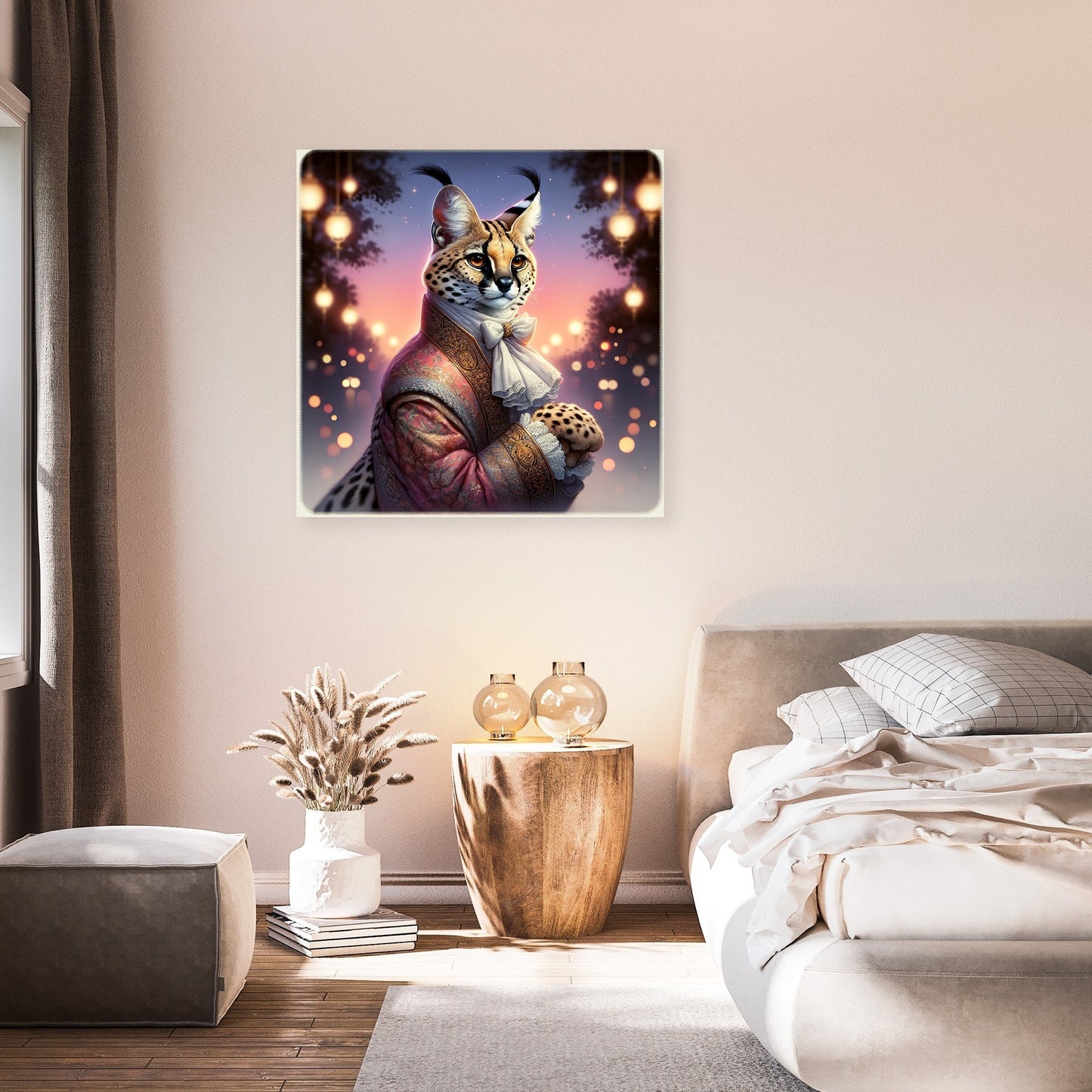 Regal Serval Dusk Canvas
