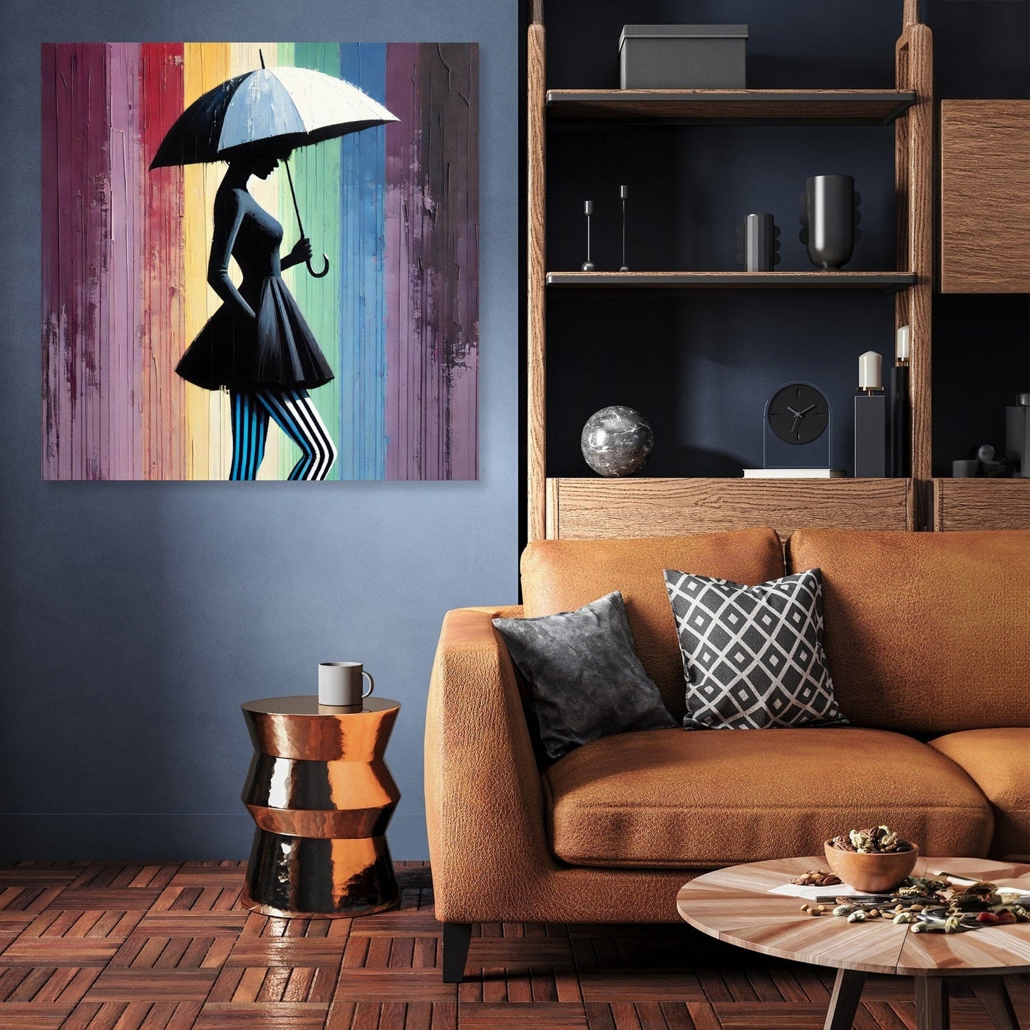 Midnight Rainbow Canvas
