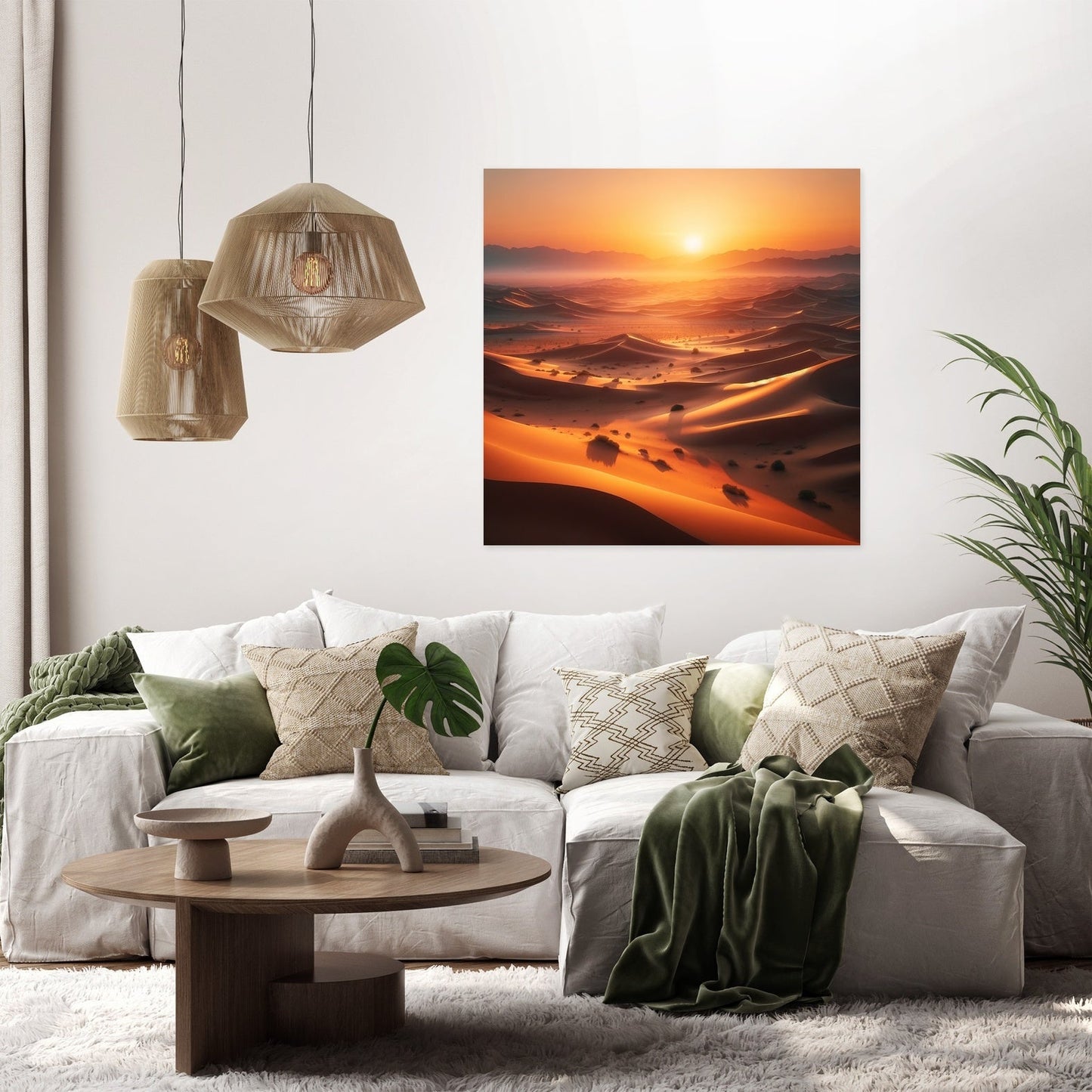 Desert Sunset Canvas