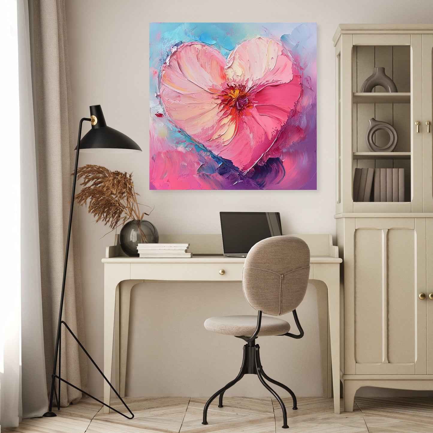 Heart's Bloom Canvas