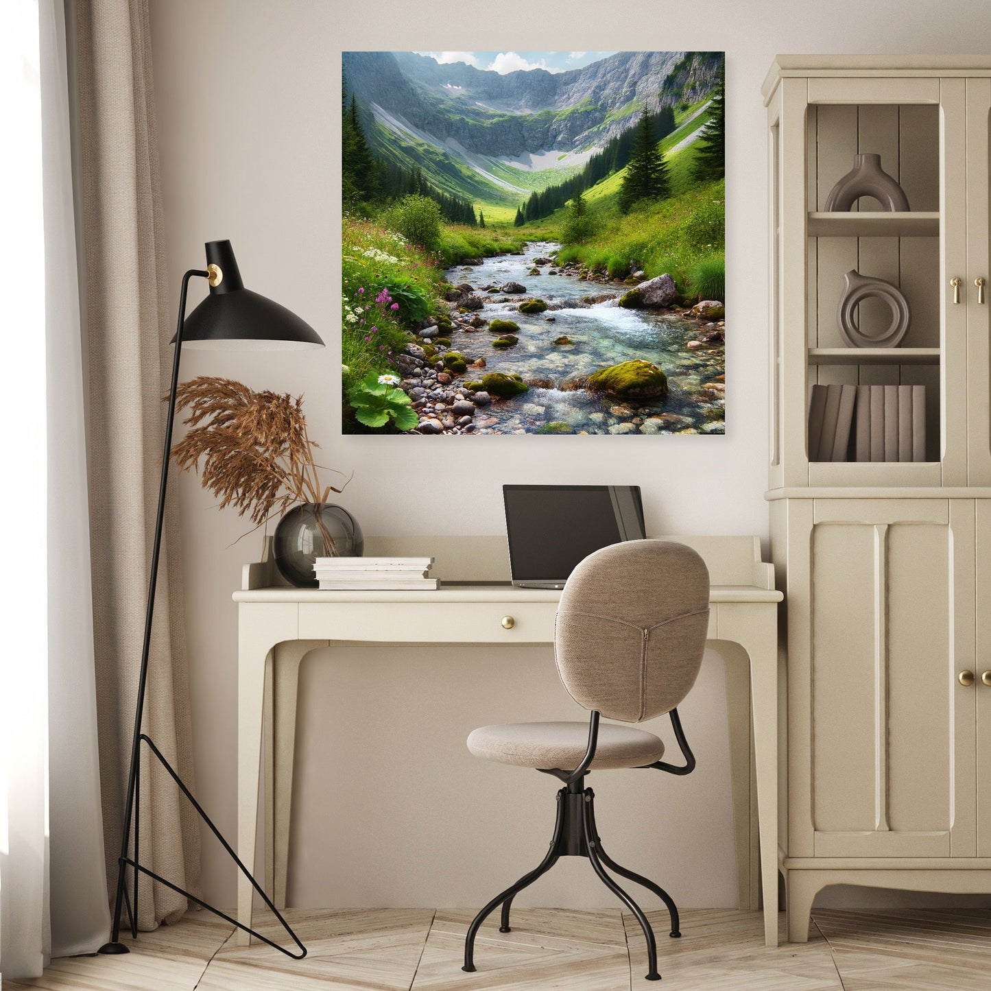 Mountain Stream Canvas