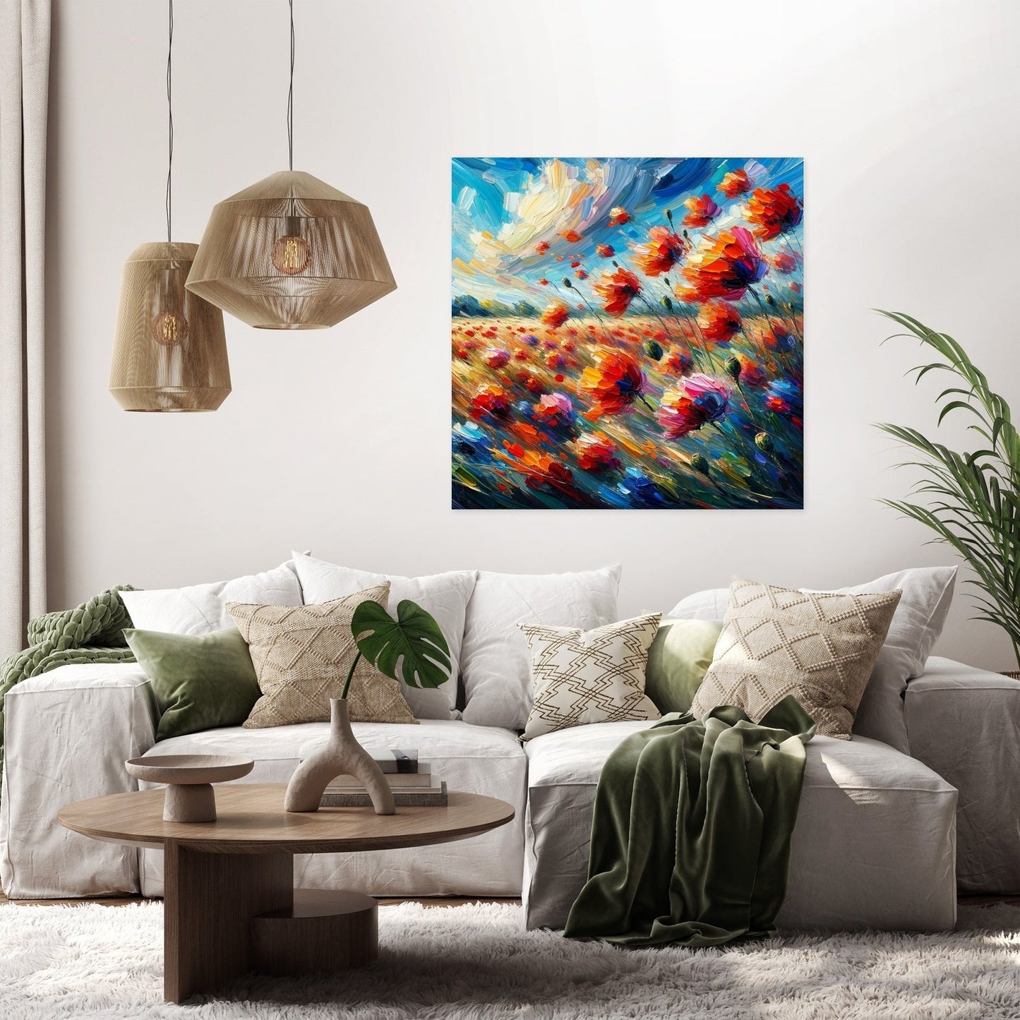 Whispering Poppies Canvas