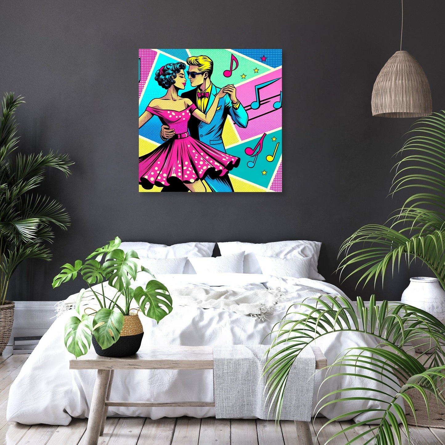 Retro Dance Canvas