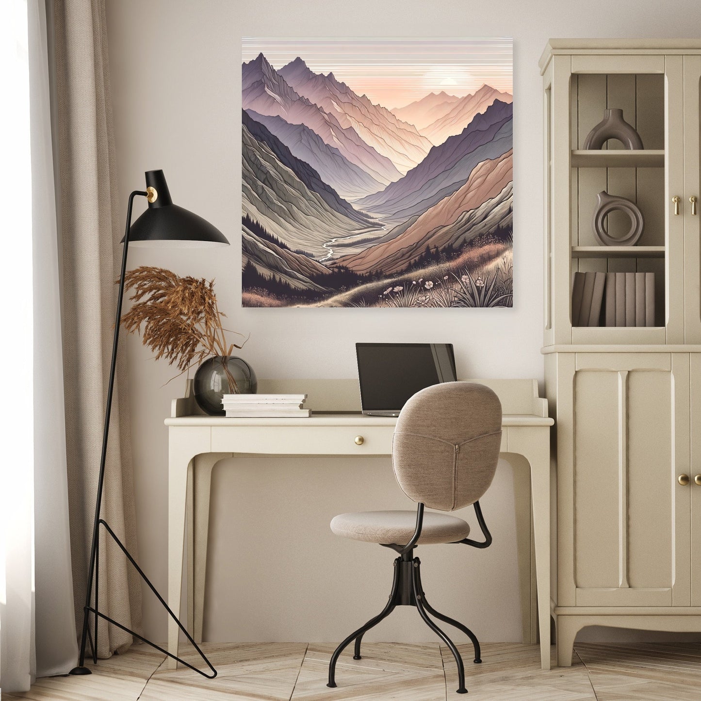 Sunrise Peaks Canvas