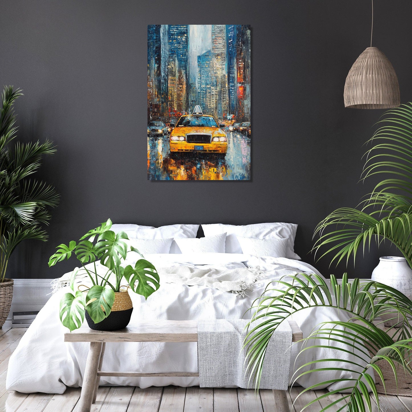 Urban Taxi Canvas