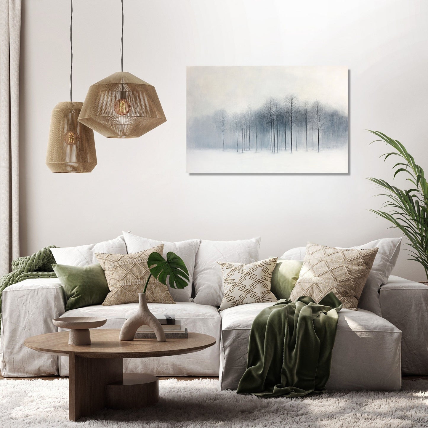 Misty Forest Canvas