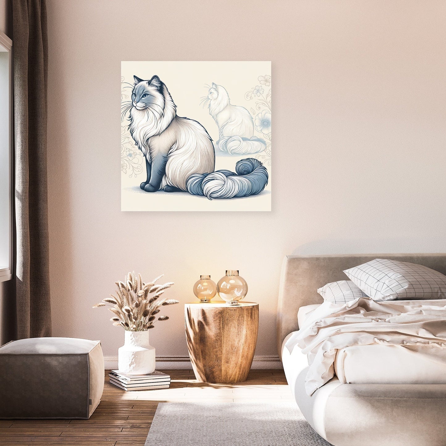Graceful Feline Canvas