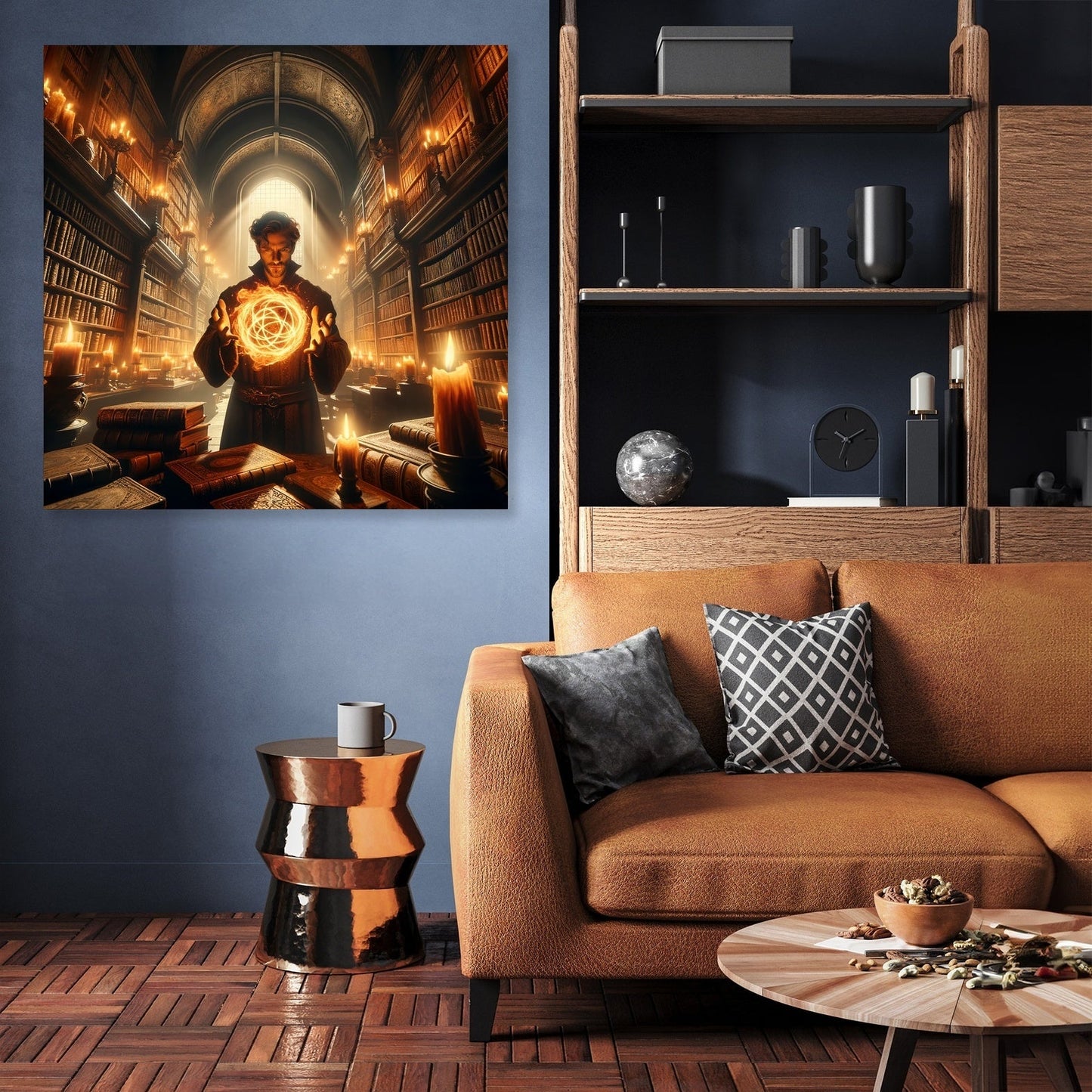 Arcane Fire Mage Canvas