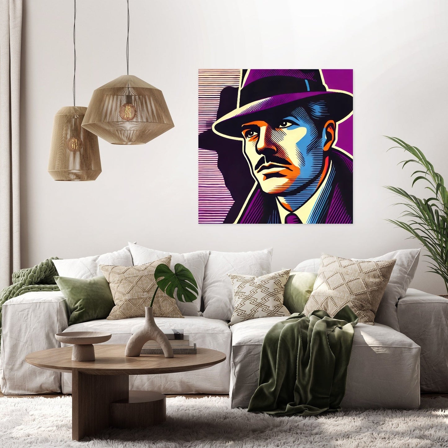 Noir Gaze Canvas