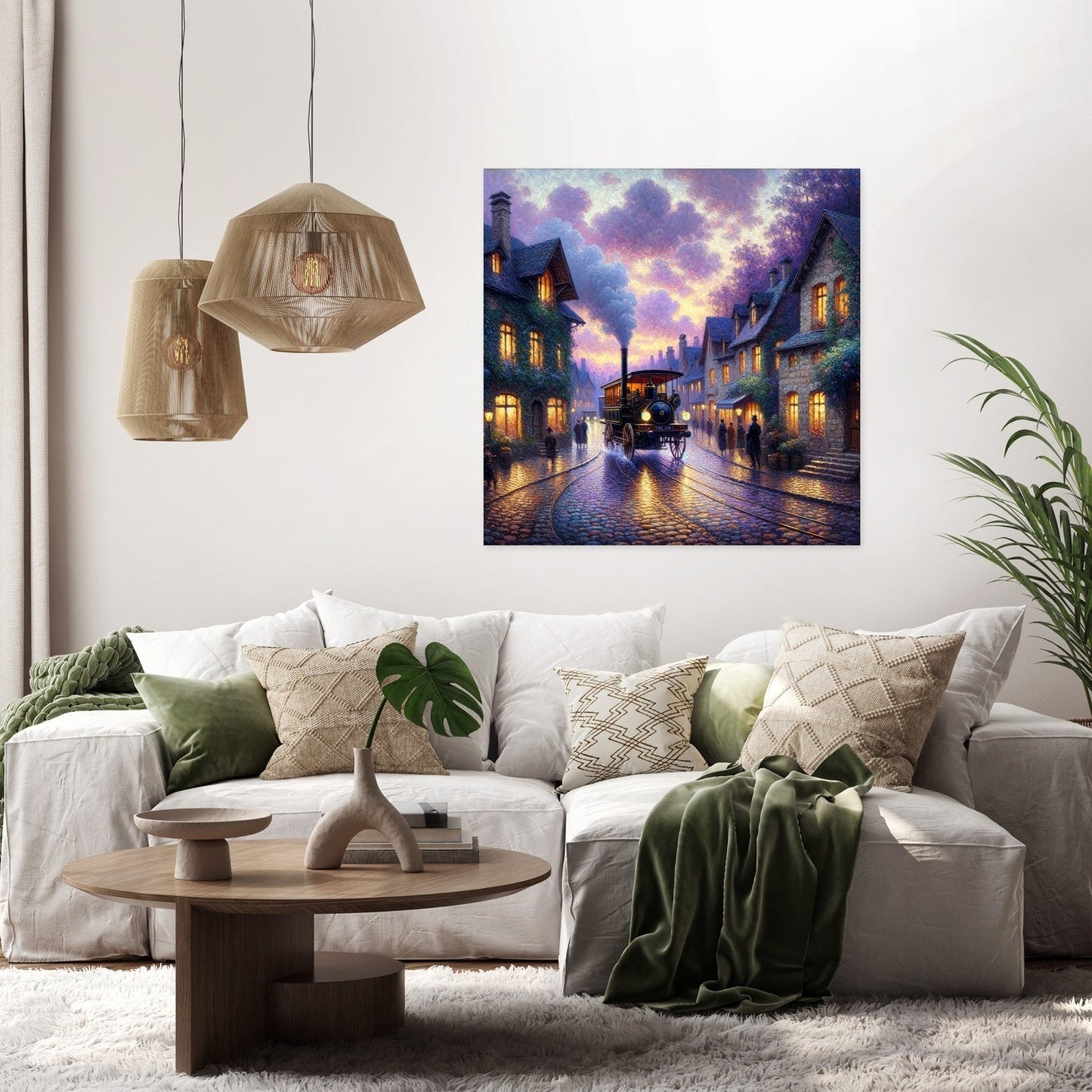 Steam Era Serenity Canvas