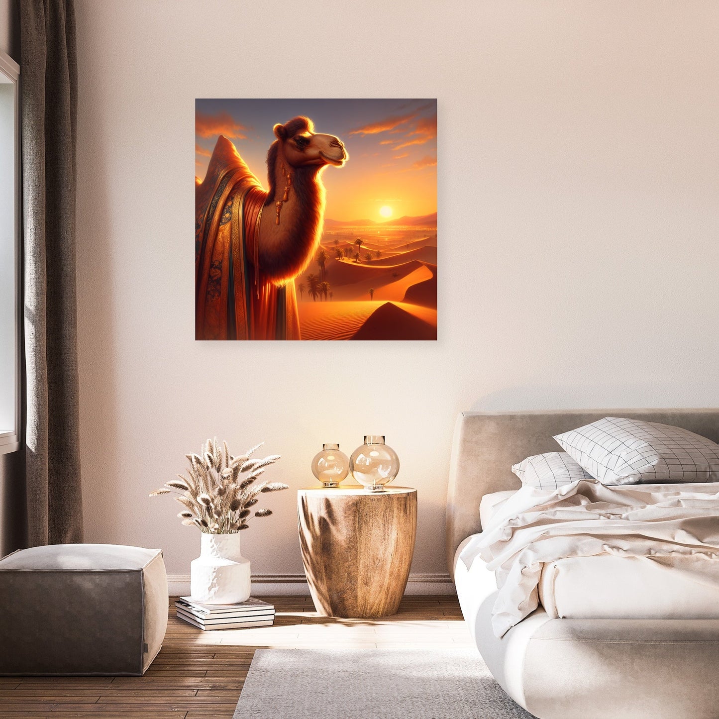 Desert Majesty Camel Canvas