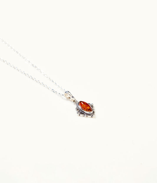 Boho Amber Pendant