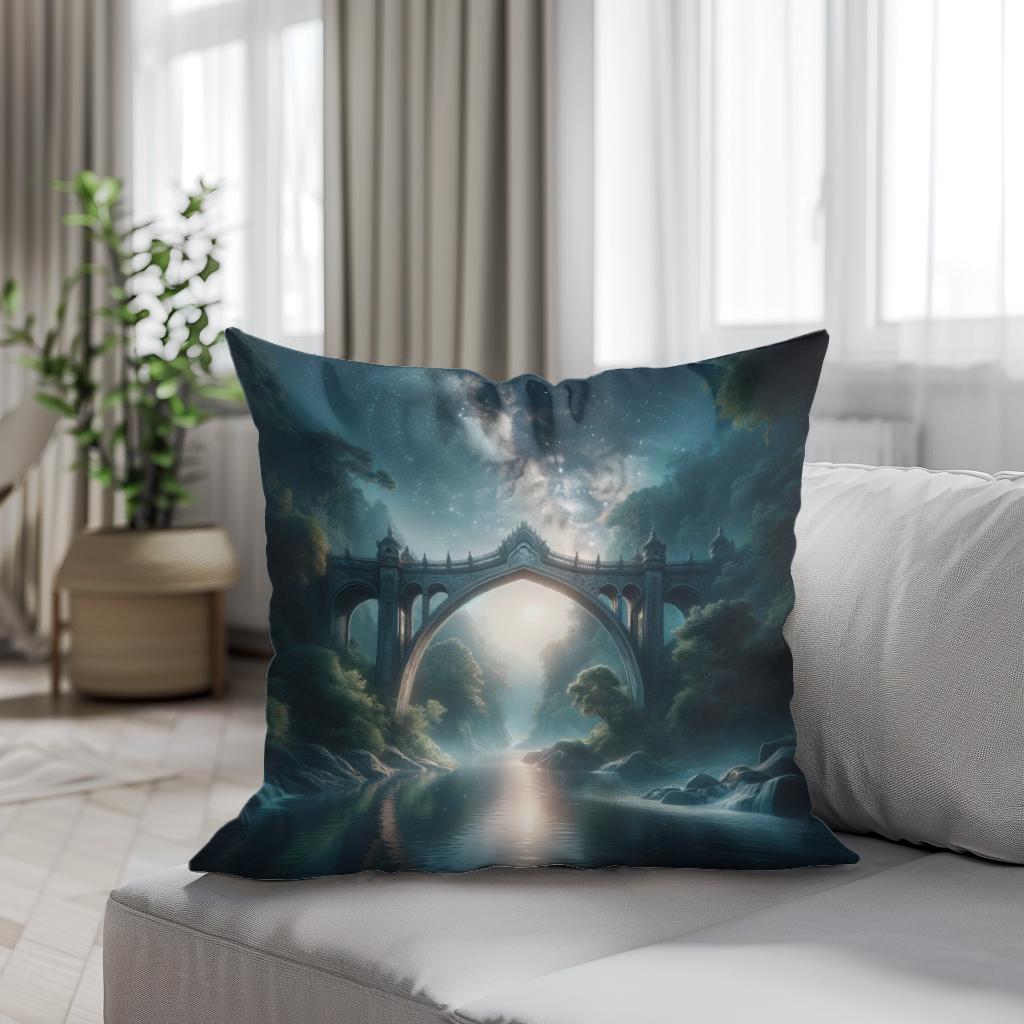 Galactic Bridge Cotton Cushion